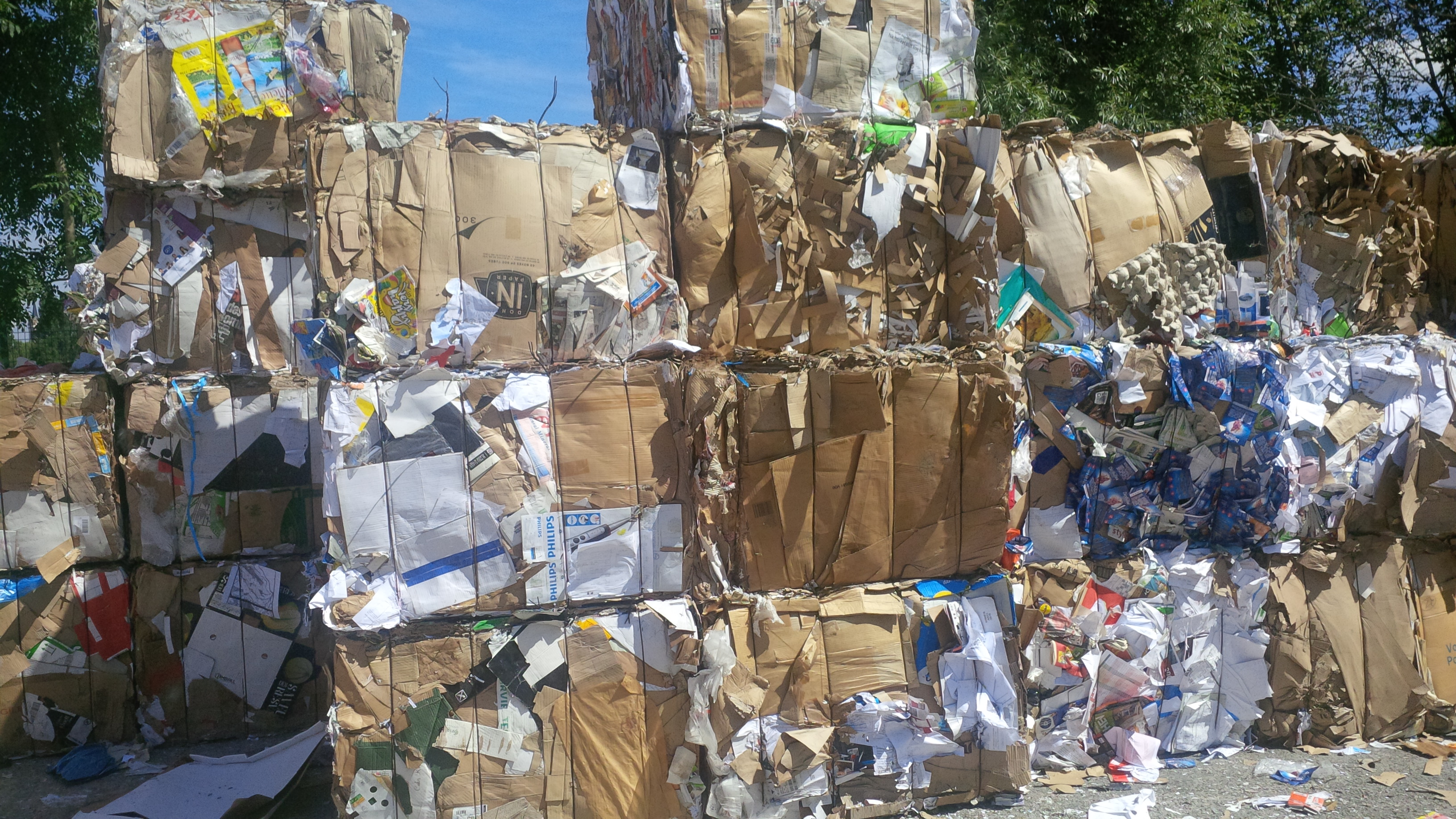 Matériau recyclable